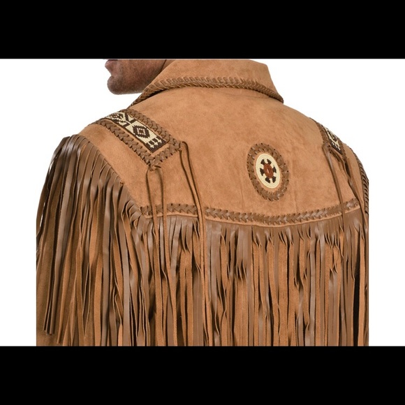 NWOT - Scully Suede Leather Fringed Coat in Bourbon Roar - Picture 9 of 14